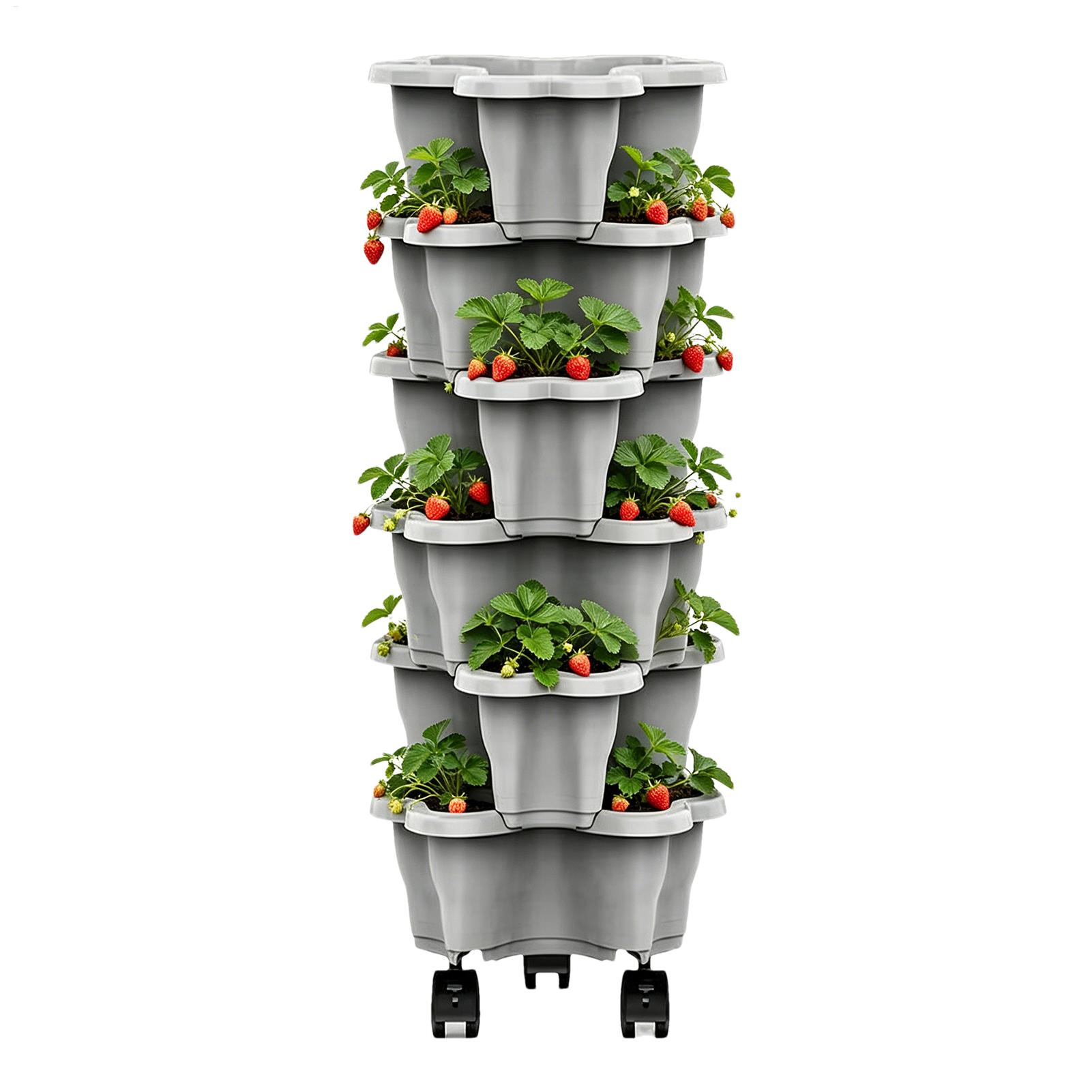 Vertical Planter Tower - Torre de Jardín Vertical de 6
