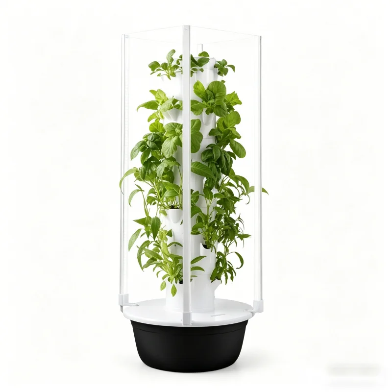 Vertical Planter Tower - Torre Hidropónica Spacetree de 5 Niveles,