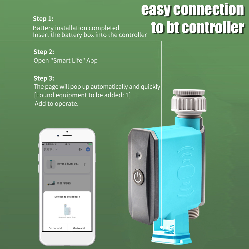 Wifi Irrigation Timer - Controlador de riego inteligente para teléfono