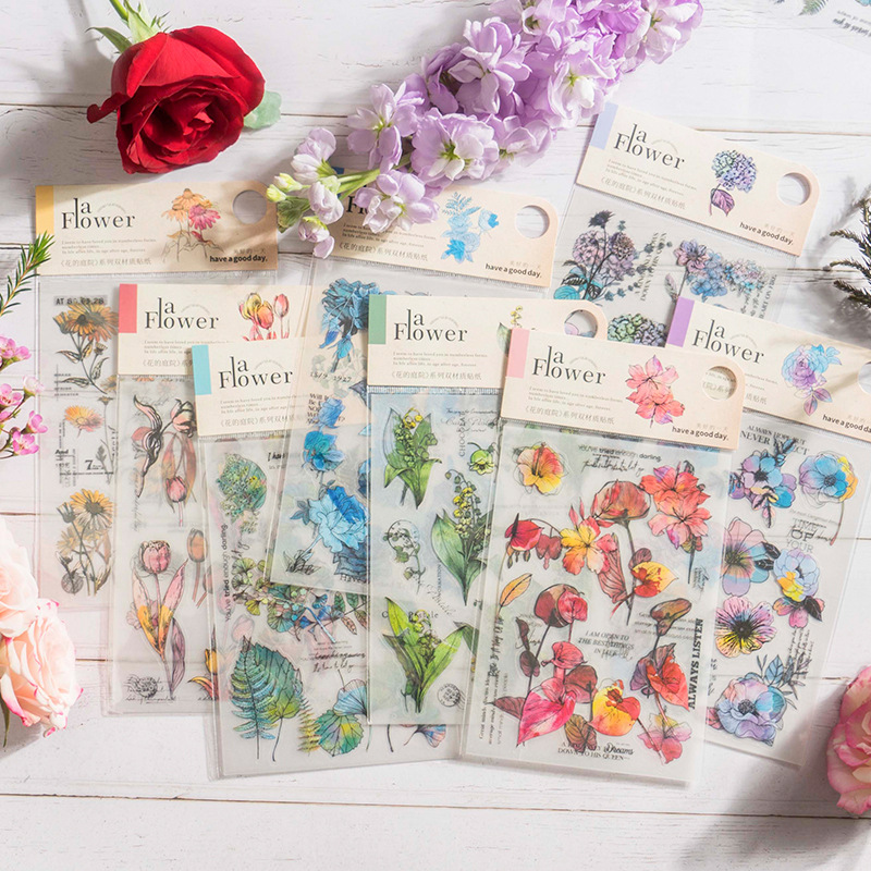 Garden Journal Planner - Pegatinas de papelería Kawaii, 30 piezas,