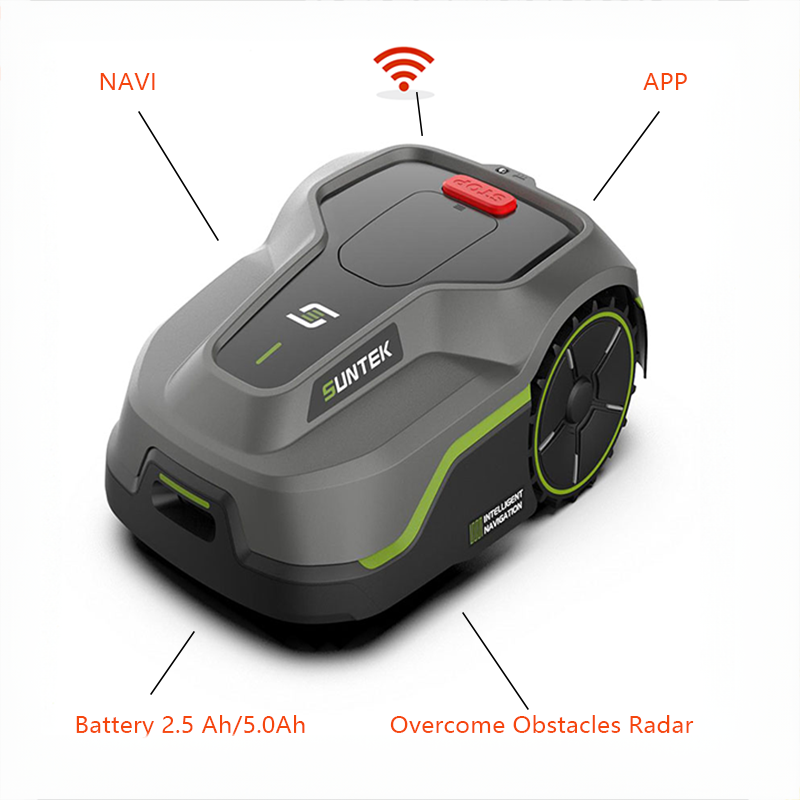 Smart Garden Drawing - NAVI HOME - Robot Cortacésped Inteligente
