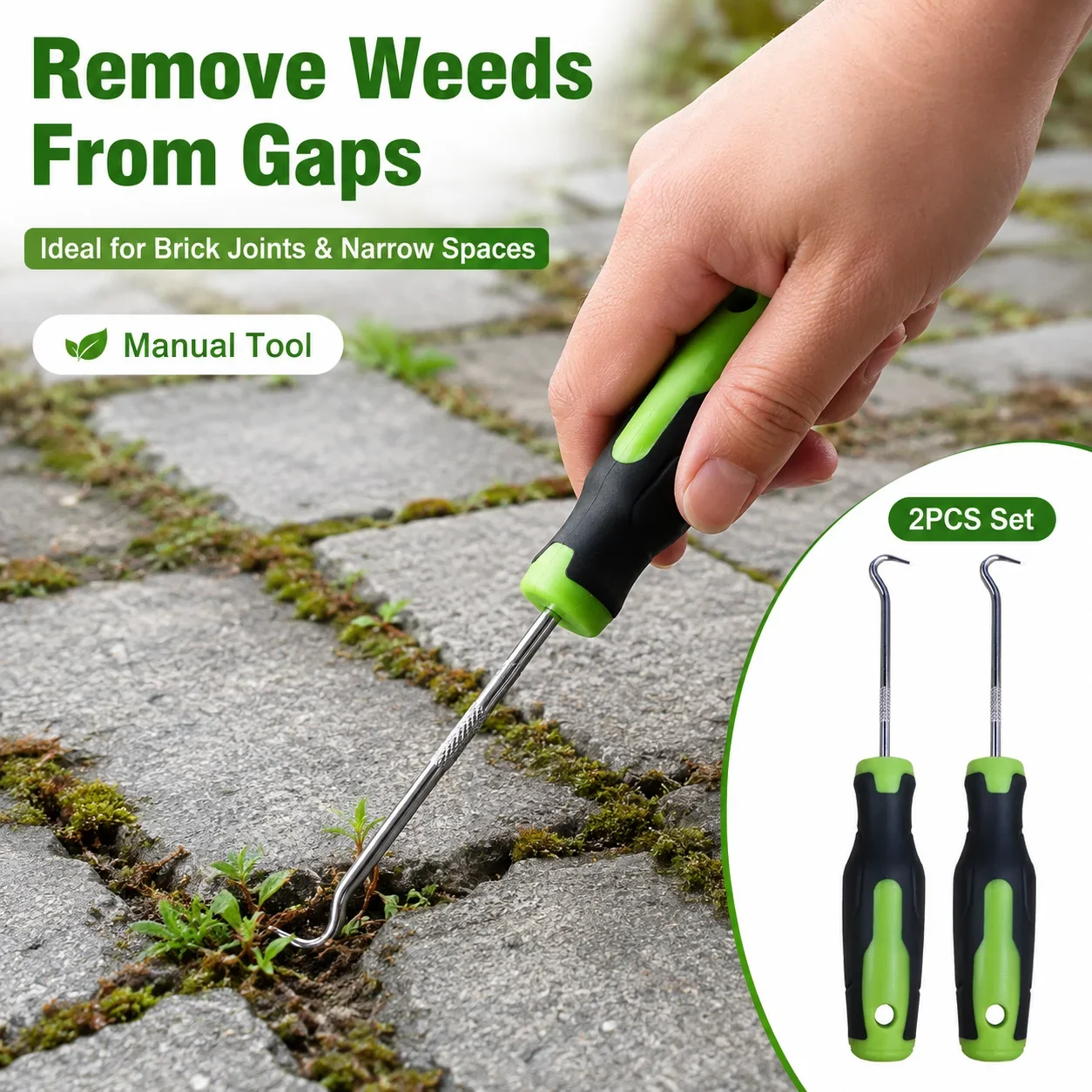 Smart Garden Edging - 2 Herramientas Manuales de Acero Inoxidable
