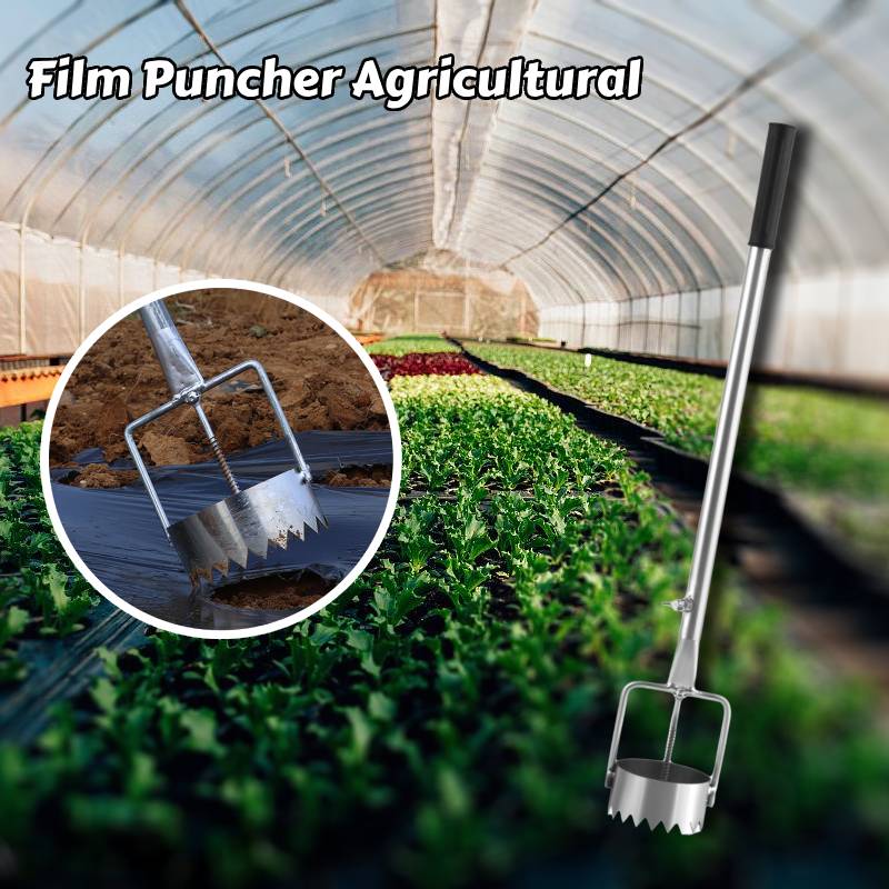 Smart Garden Edging - Perforadora de película de plástico agrícola,