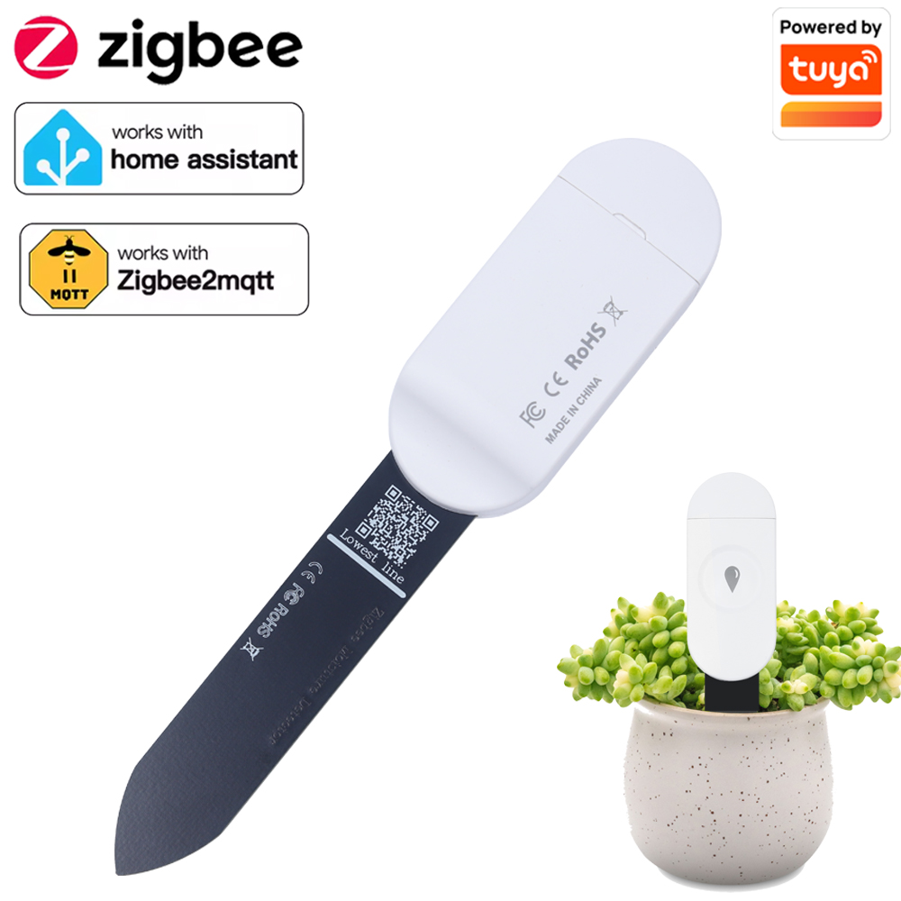 Smart Garden Zigbee - Tuya Zigbee-Detector de temperatura y humedad,