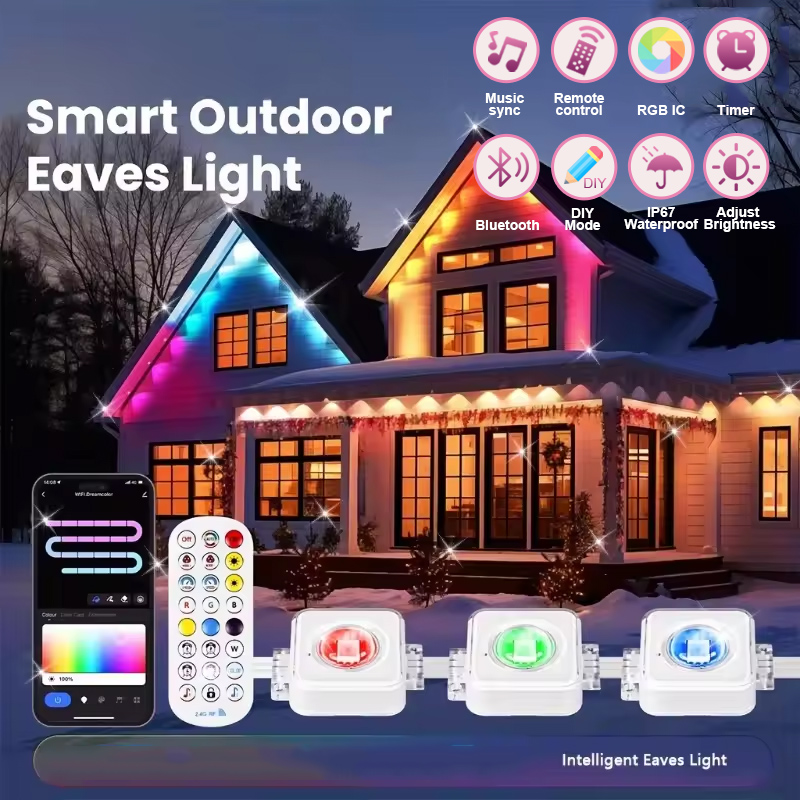 Smart Garden Outdoor - Luces exteriores permanentes de 150 pies,