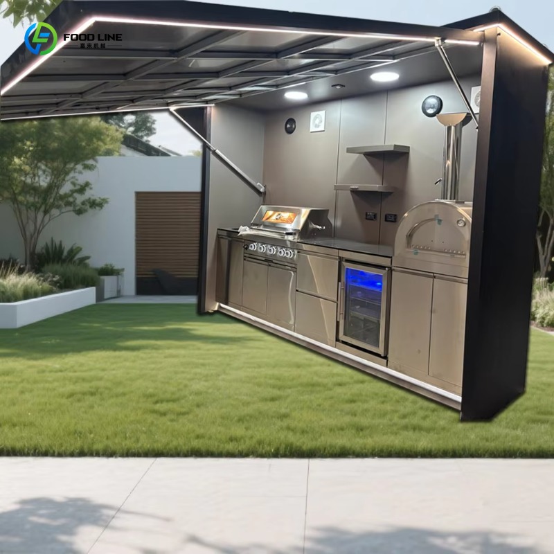 Smart Garden Outdoor - Gabinete de cocina exterior inteligente y