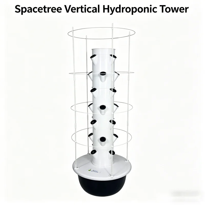 Vertical Planter Tower - Sistema de Jardín Vertical Hidropónico Inteligente