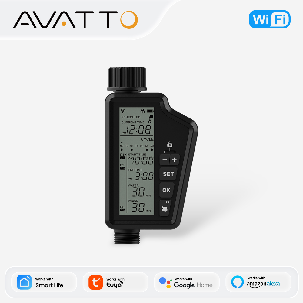 Wifi Irrigation Timer - AVATTO Tuya WIFI Temporizador de riego