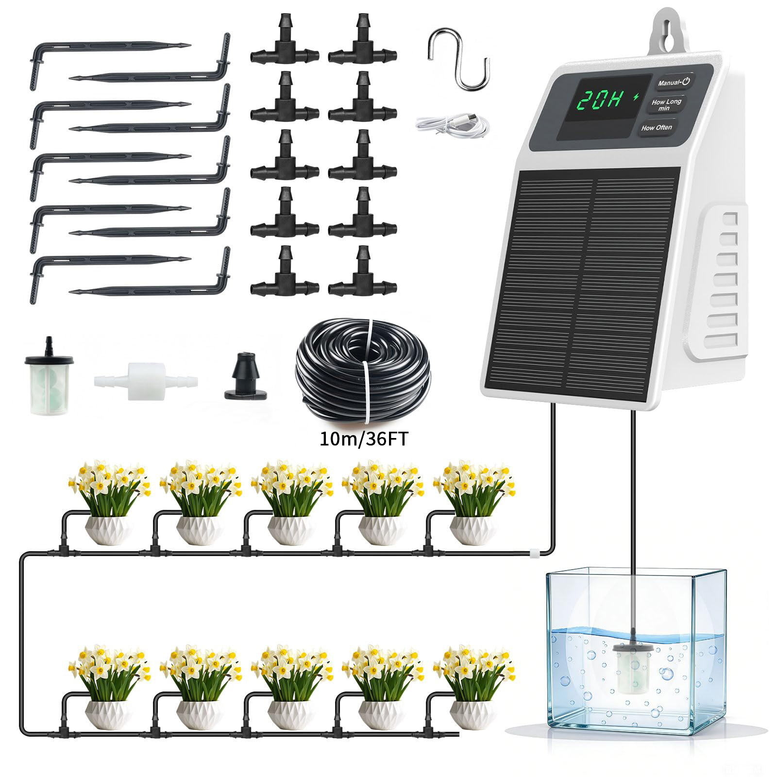 Smart Garden Sprinkler - Sistema de Riego por Goteo Solar