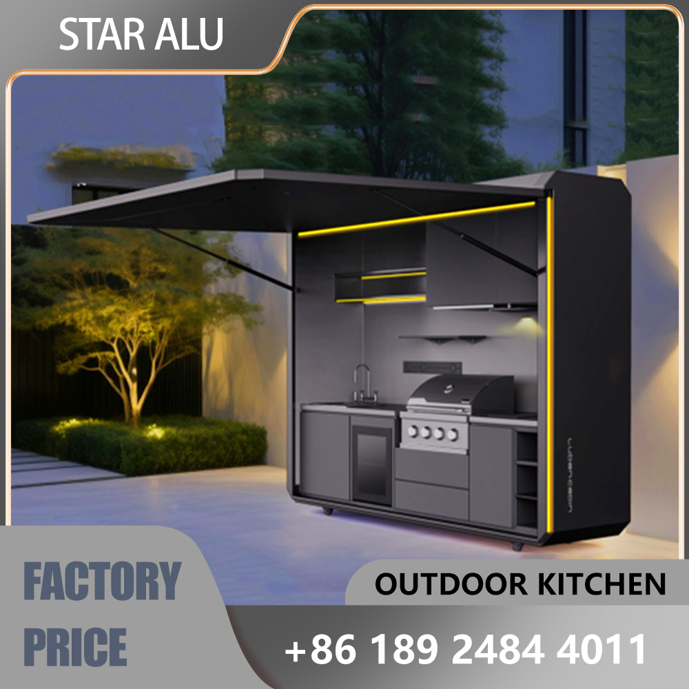 Smart Garden Mirrors - Cocina plegable para exteriores, casa integrada,