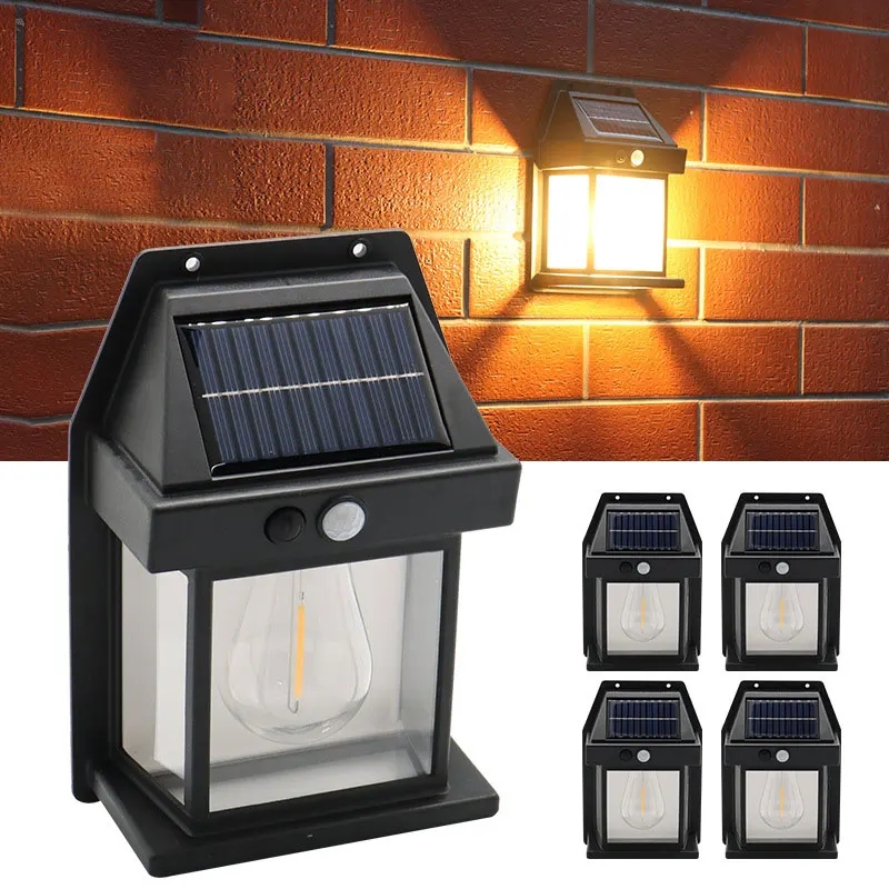 Smart Garden Lanterns - Lámpara Solar de noche de tungsteno,