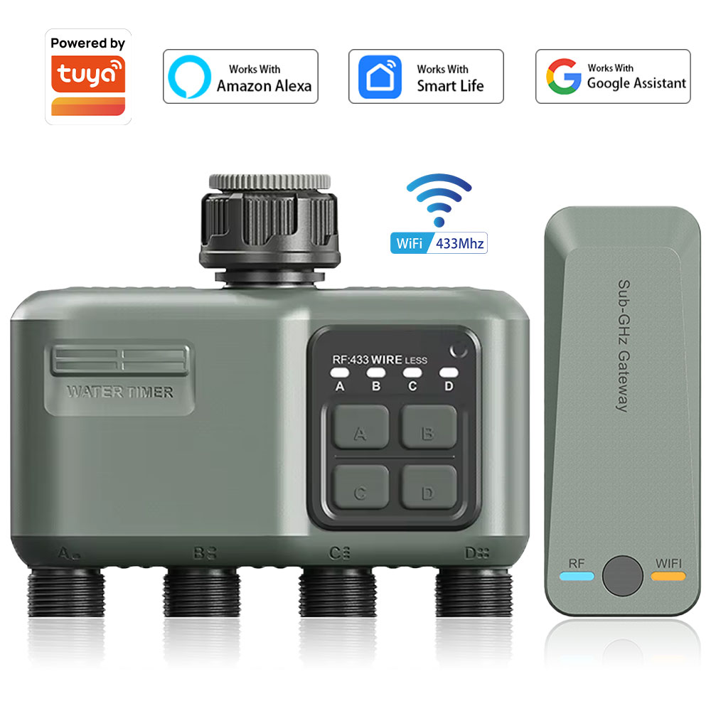 Smart Garden Outdoor - Temporizador de Riego Programable de 4