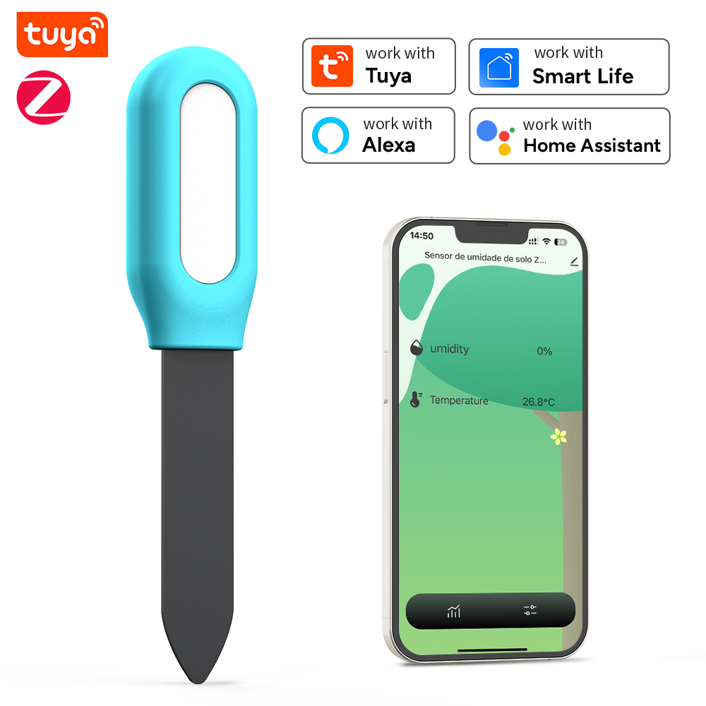 Smart Garden Zigbee - Sensor de suelo Tuya Zigbee, Detector