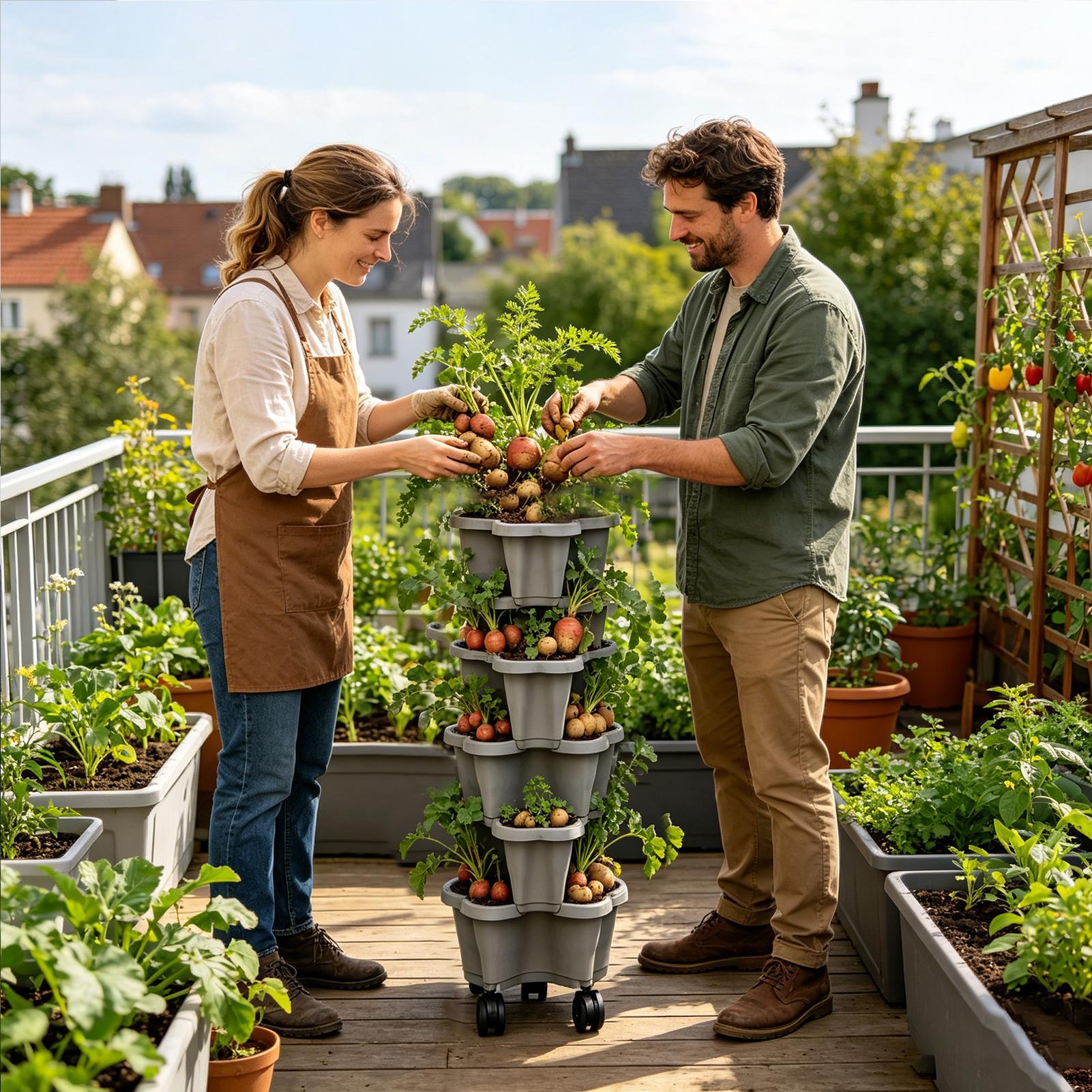 Torre de Jardín Vertical de 6  - Vertical Planter Tower reseña y precio