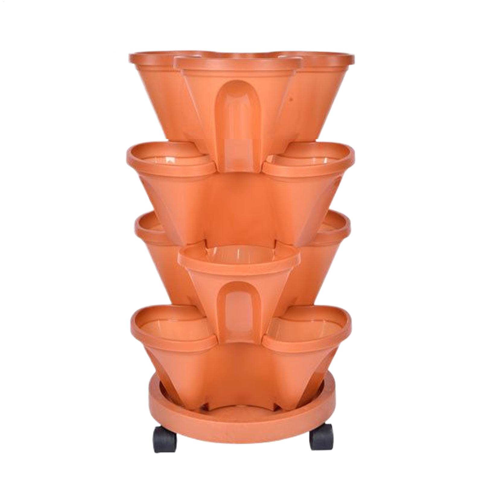 Macetero Apilable de Cuatro Ni - Vertical Planter Tower reseña y precio