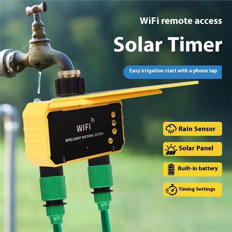 Controlador de Riego Solar WIF - Wifi Irrigation Timer reseña y precio