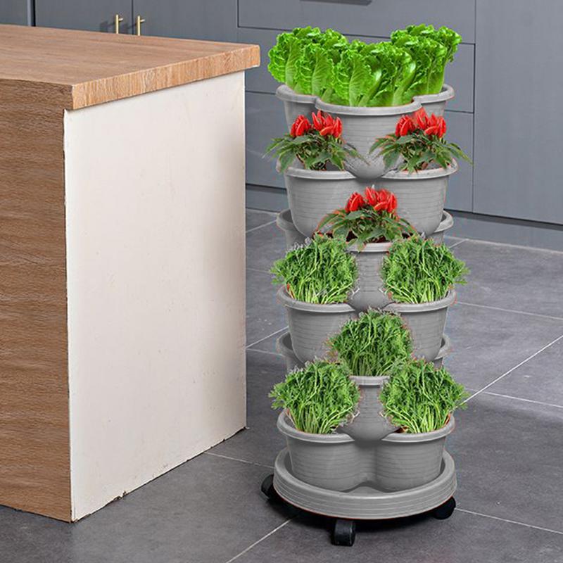 Maceta Vertical Apilable con B - Vertical Planter Tower reseña y precio