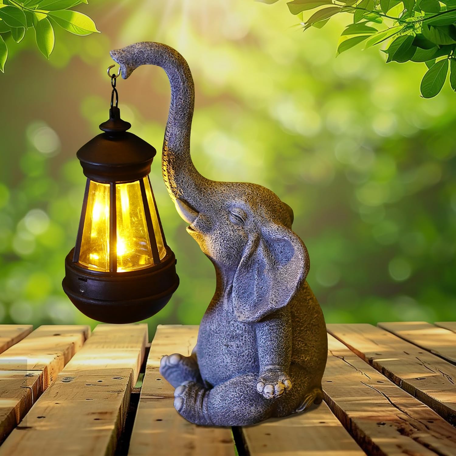 Estatua de elefante de resina  - Smart Zen Garden reseña y precio
