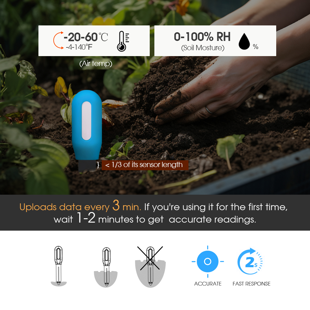 Sensor inteligente de suelo Zi - Smart Garden Zigbee reseña y precio