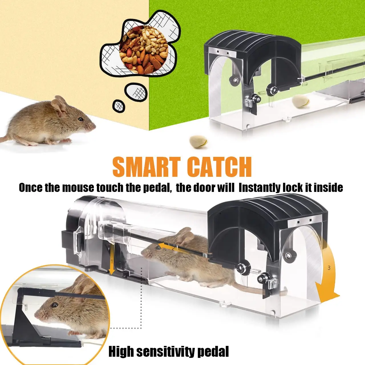Trampa para roedores de plásti - Smart Garden Outdoor reseña y precio