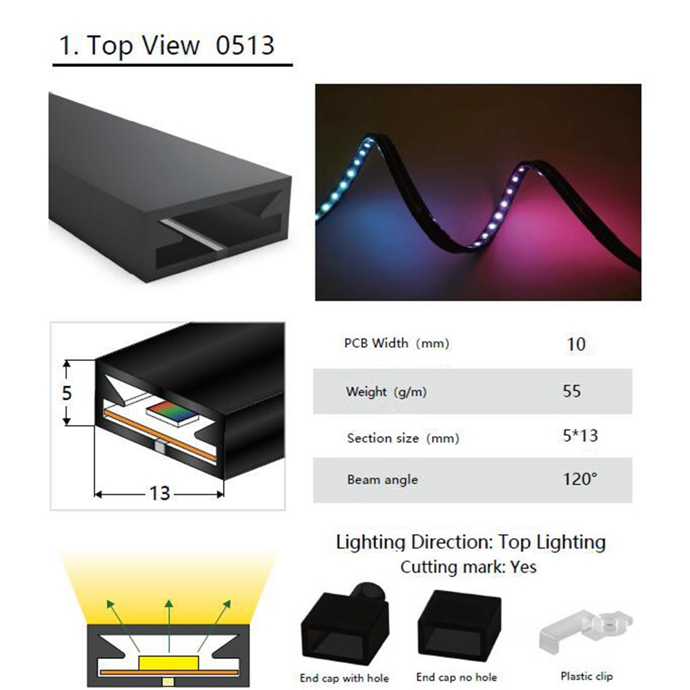 Tubo de cuerda de neón LED WS2 - Led Plant Light Strip reseña y precio