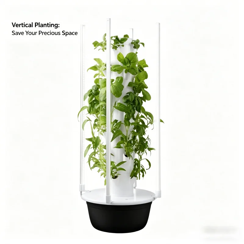 Torre Hidropónica Spacetree de - Vertical Planter Tower reseña y precio