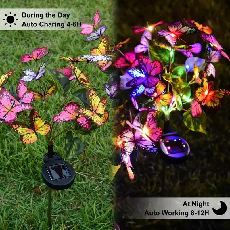 Luces LED solares de mariposa  - Smart Zen Garden reseña y precio