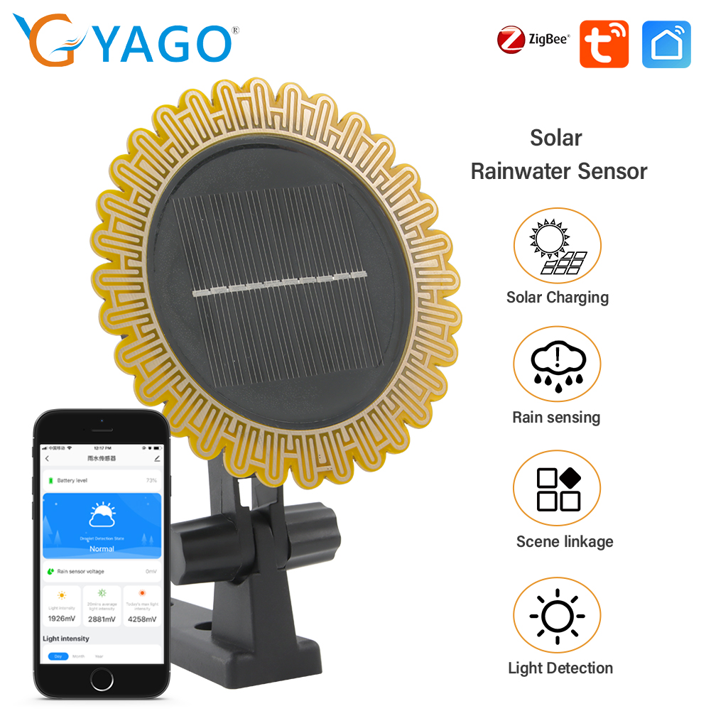 Tuya Zigbee Sensor Solar de lu - Smart Garden Zigbee reseña y precio