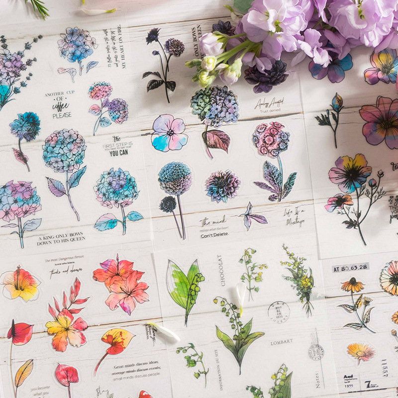 Pegatinas de papelería Kawaii, - Garden Journal Planner reseña y precio