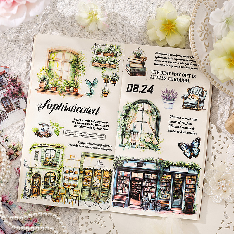 20 hojas de pegatinas de jardí - Garden Journal Planner reseña y precio