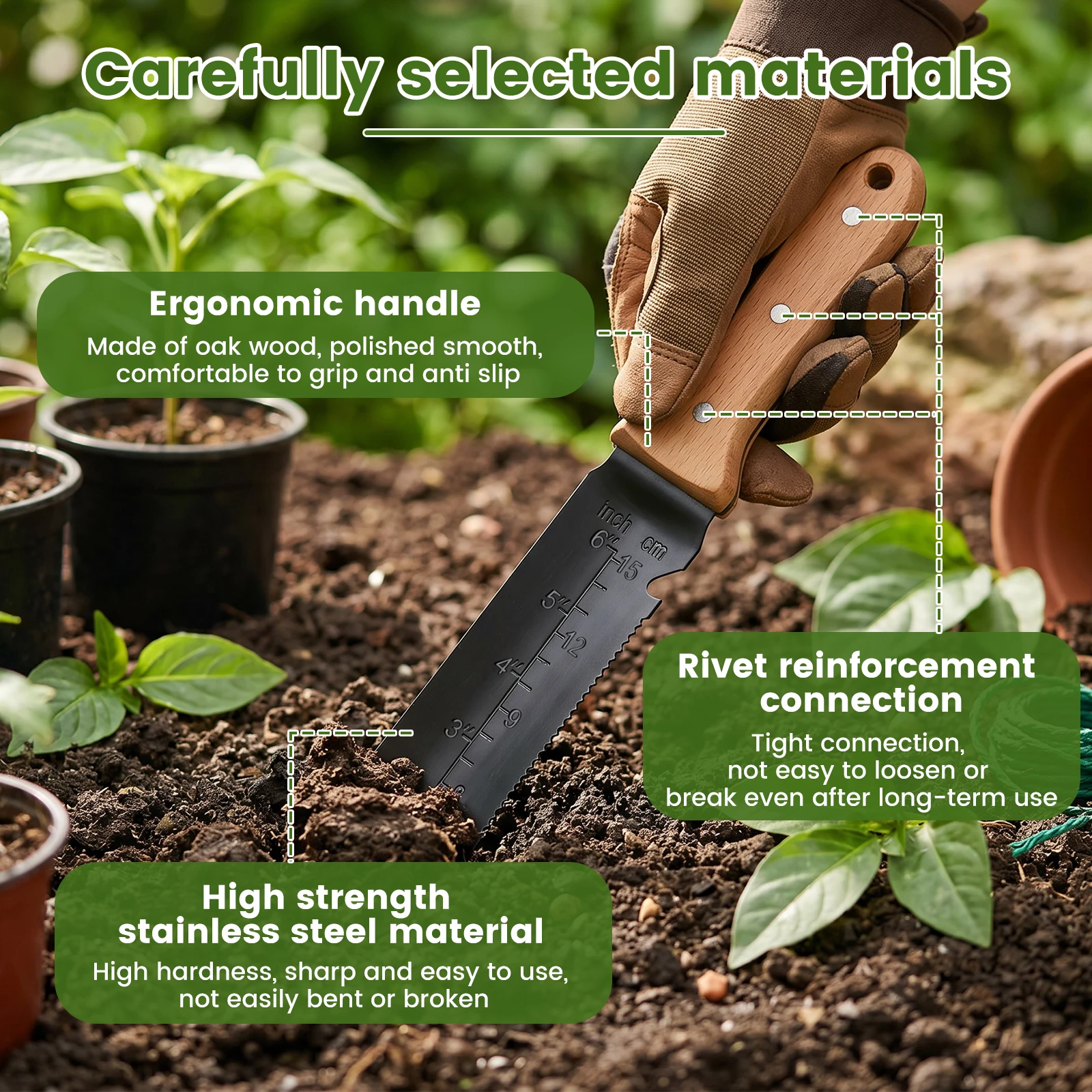 Pala de jardín de acero inoxid - Smart Garden Edging reseña y precio
