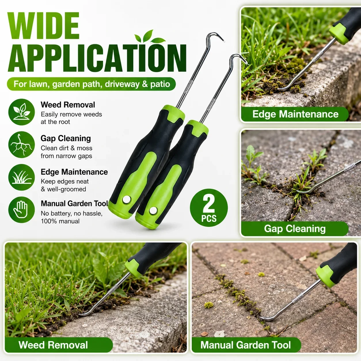 2 Herramientas Manuales de Ace - Smart Garden Edging reseña y precio