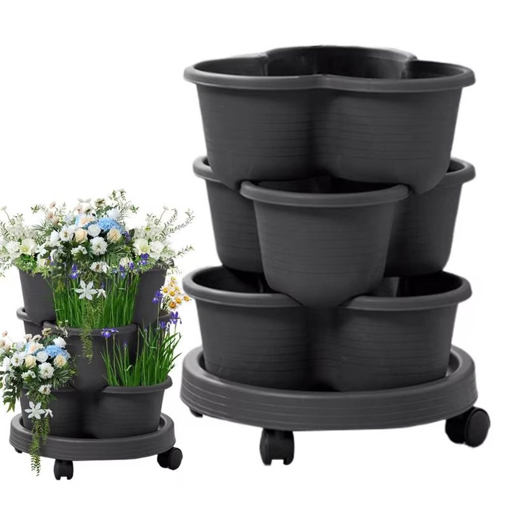 Maceta Vertical Apilable de Pl - Vertical Planter Tower reseña y precio