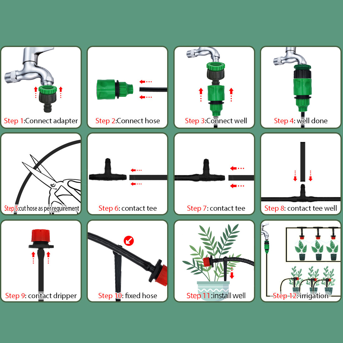 Sistema de riego por goteo par - Smart Garden Outdoor reseña y precio