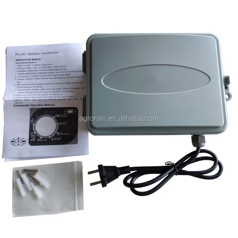 Controlador de riego de 11 est - Smart Garden Edging reseña y precio