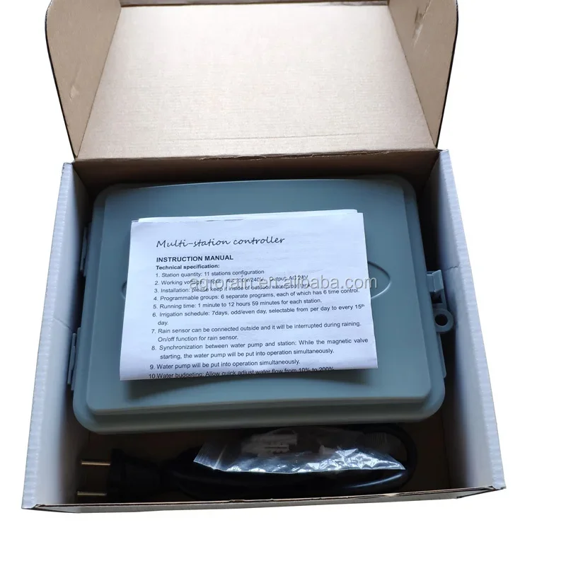 Controlador de riego de 11 est - Smart Garden Edging reseña y precio