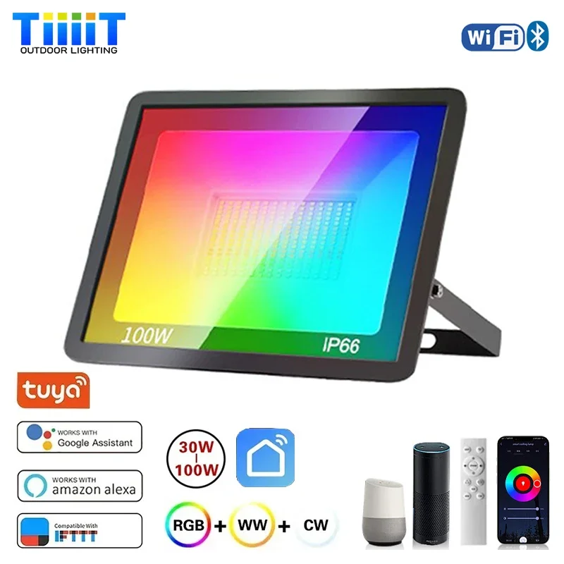 Reflector RGB TUYA con Control - Smart Garden Drawing reseña y precio