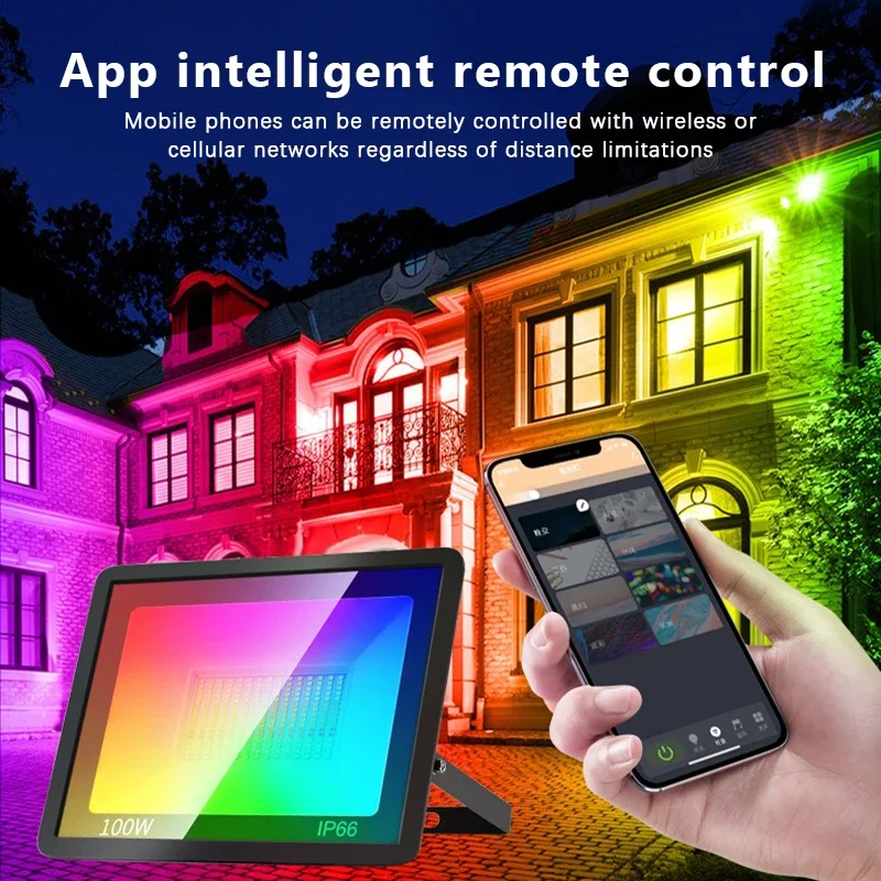 Reflector RGB TUYA con Control - Smart Garden Drawing reseña y precio