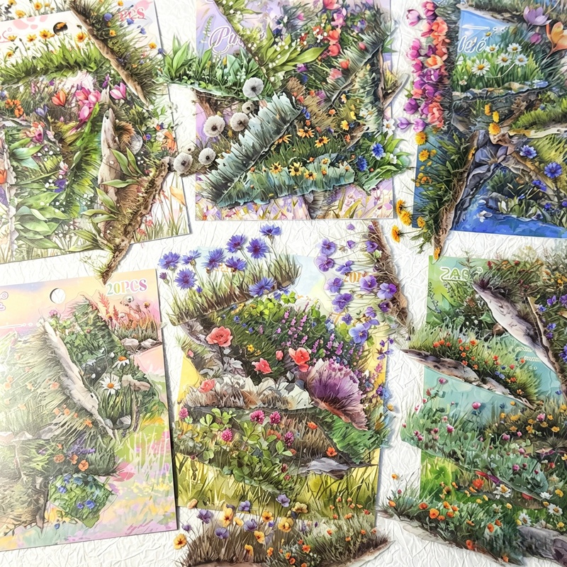Paquete de 20 hojas de pegatin - Garden Journal Planner reseña y precio