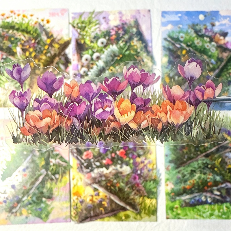 Paquete de 20 hojas de pegatin - Garden Journal Planner reseña y precio