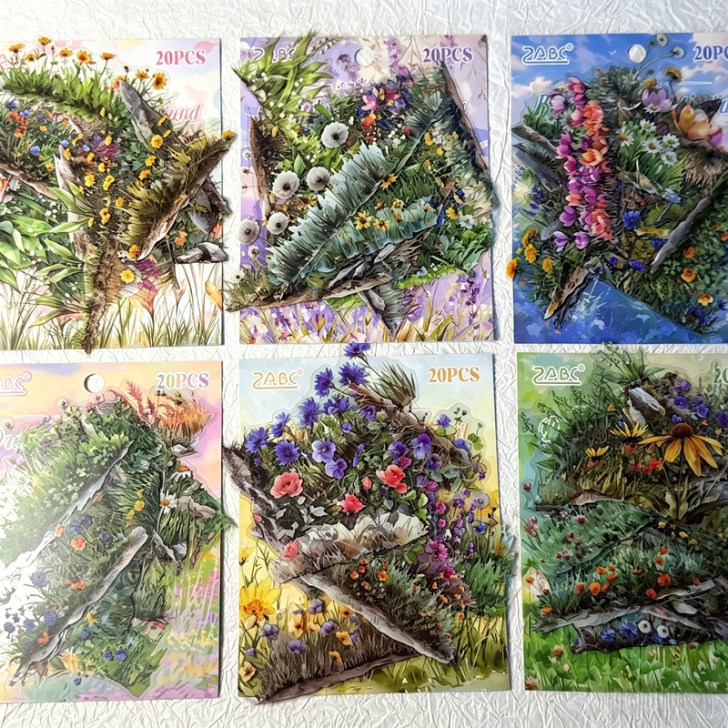 Paquete de 20 hojas de pegatin - Garden Journal Planner reseña y precio