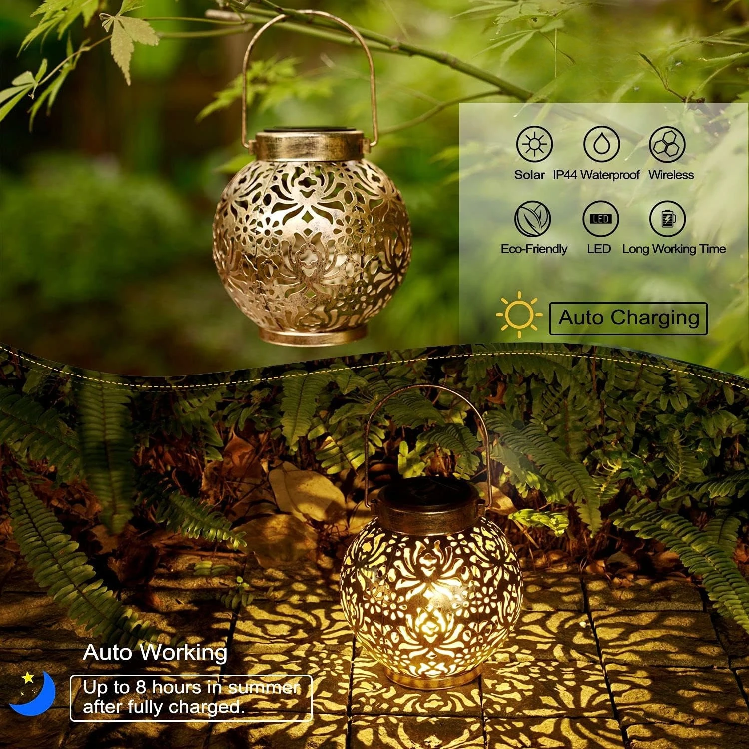 1-6 Lámparas Solares Marroquíe - Smart Zen Garden reseña y precio