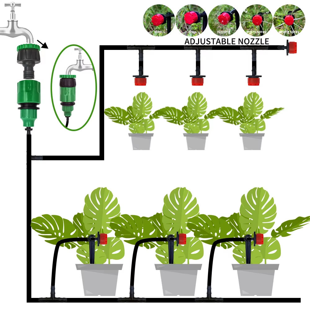 Kit de sistema de riego automá - Smart Garden Sprinkler reseña y precio