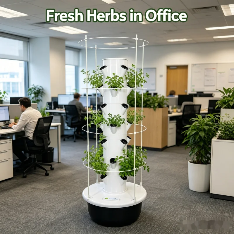 Sistema de Jardín Vertical Hid - Vertical Planter Tower reseña y precio