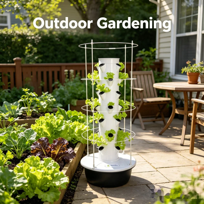 Sistema de Jardín Vertical Hid - Vertical Planter Tower reseña y precio