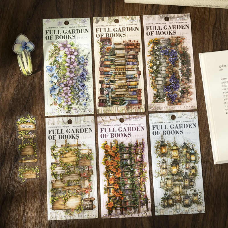 20 unids/lote de pegatinas de  - Garden Journal Planner reseña y precio