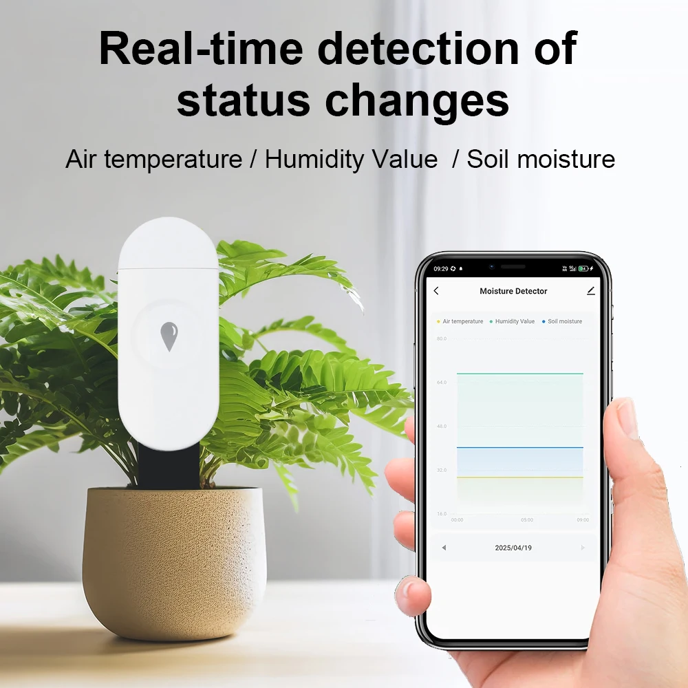 Tuya Zigbee-Detector de temper - Smart Garden Zigbee reseña y precio