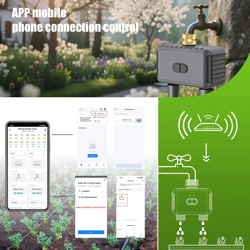 Temporizador de Riego Intelige - Wifi Irrigation Timer reseña y precio