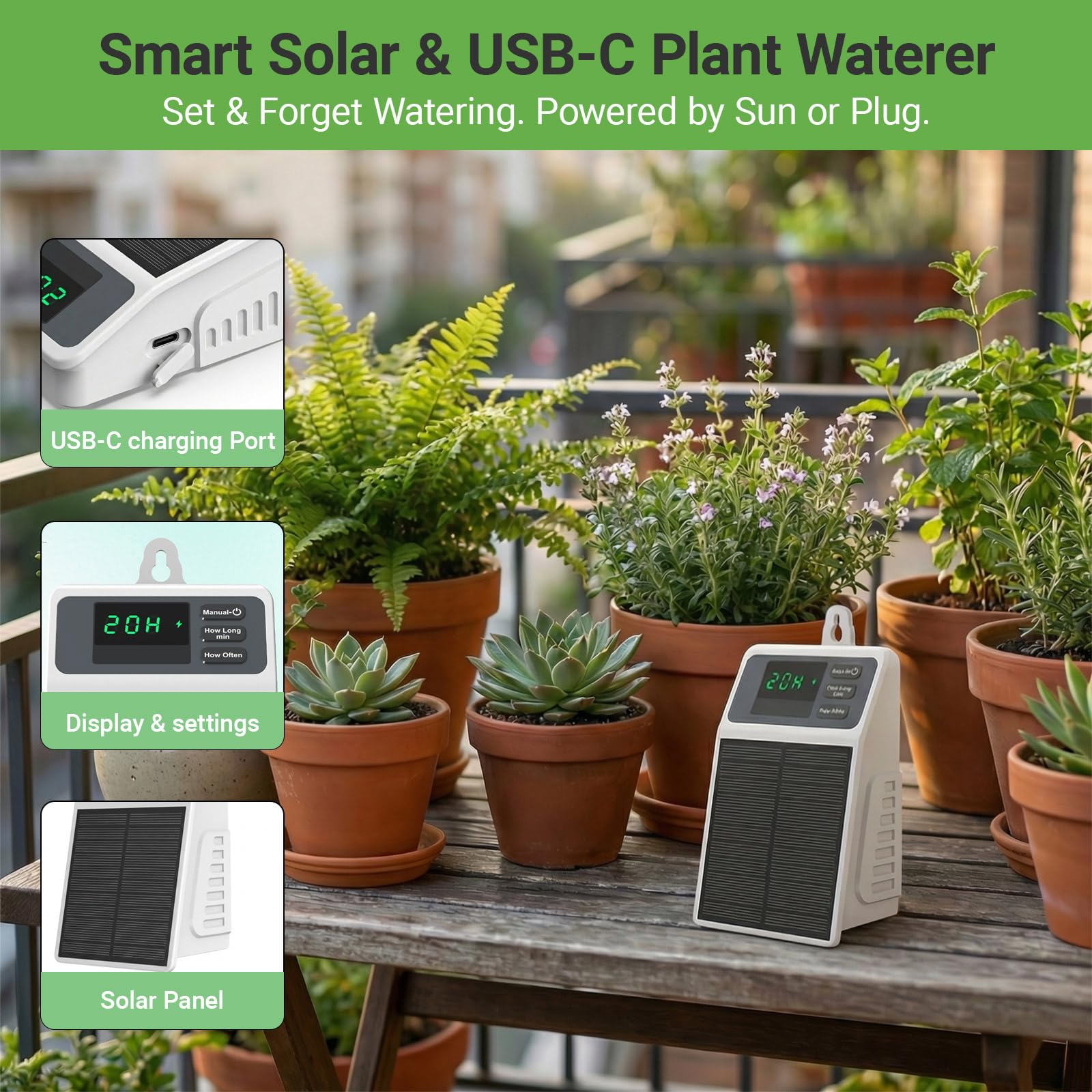 Sistema de Riego por Goteo Sol - Smart Garden Sprinkler reseña y precio