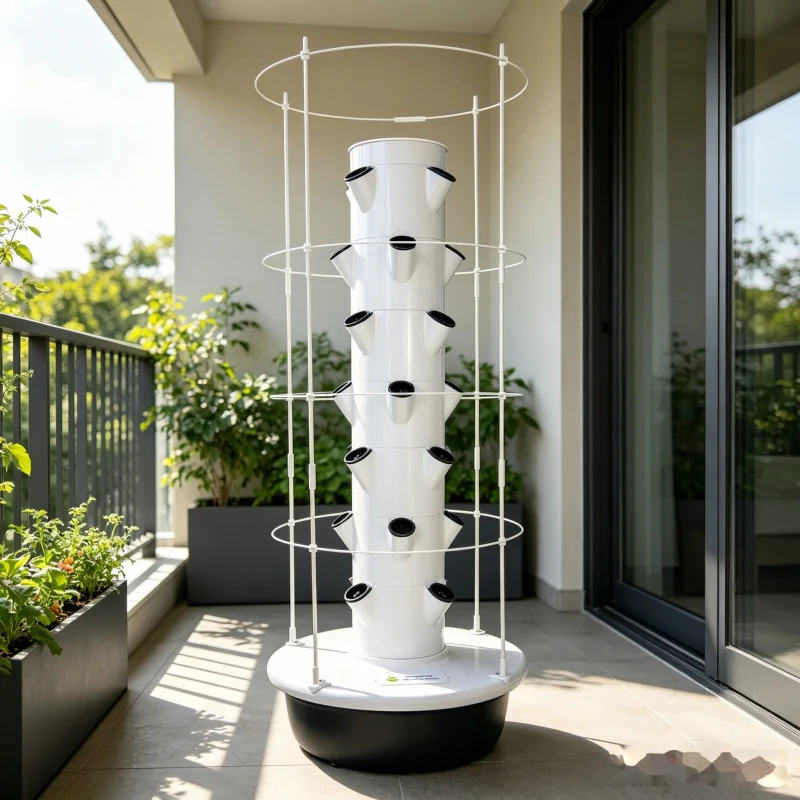 Torre Hidropónica Vertical de  - Vertical Planter Tower reseña y precio